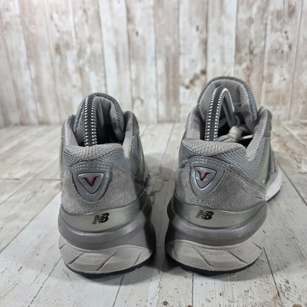 New Balance 990v5 Grey‎ Suede Mesh Running Shoes W990GL5 Womens 6 Made in USA_3